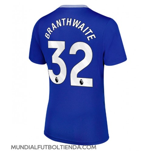 Camiseta Everton Jarrad Branthwaite #32 Primera Equipación Replica 2024-25 para mujer mangas cortas
